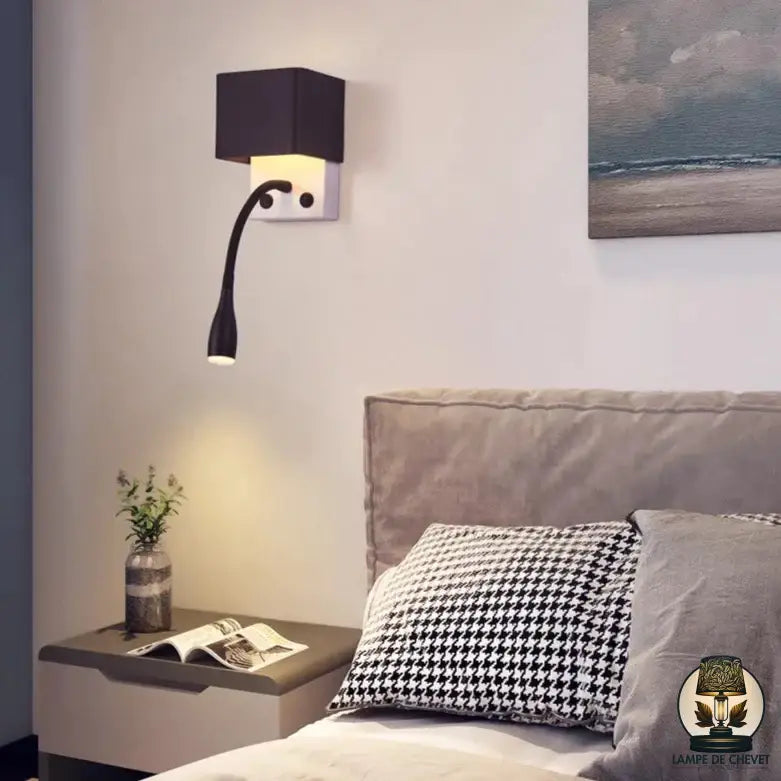 Liseuse LED Tete de Lit, Lampe Chevet Murale Tactile Dimmable avec