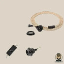 Ensemble suspension et lampe de chevet bambou