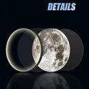 Lampe de chevet en forme de lune