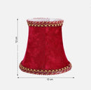 Abat jour rouge lampe de chevet