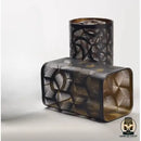 Abat jour ajoure metal pour lampe de chevet