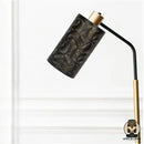 Abat jour ajoure metal pour lampe de chevet