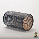 Abat jour ajoure metal pour lampe de chevet