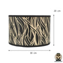 Abat jour bambou lampe de chevet