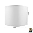 Abat jour blanc lampe de chevet