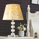 Abat jour conique lampe de chevet motif floral