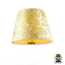 Abat jour doré lampe de chevet