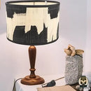 Abat jour en rotin pour lampe de chevet