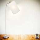 Abat jour gris pour lampe de chevet