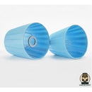 Abat jour lampe de chevet bleu