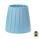 Abat jour lampe de chevet bleu