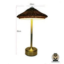 Abat jour lampe de chevet en rotin