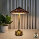 Abat jour lampe de chevet en rotin