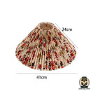 Abat jour lampe de chevet fleuri