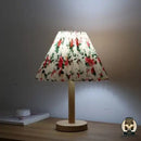 Abat jour lampe de chevet fleuri