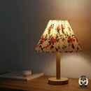 Abat jour lampe de chevet fleuri