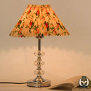 Abat jour lampe de chevet fleuri