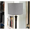 Abat jour lampe de chevet gris