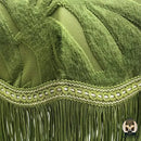 Abat jour lampe de chevet vert