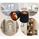 Abat jour noir lampe de chevet