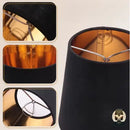 Abat jour noir lampe de chevet