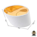 Abat jour ovale pour lampe de chevet