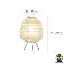 Abat jour papier lampe de chevet