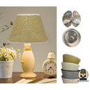 Abat jour rotin pour lampe de chevet