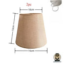 Abat-jours lampe de chevet à pince