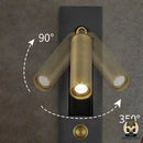 Lampe de chevet murale avec liseuse