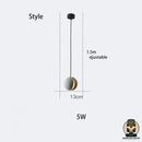 Chambre lampe de chevet suspendu