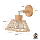 Lampe bambou de chevet