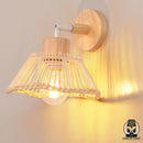 Lampe bambou de chevet