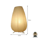 Lampe chevet papier de riz