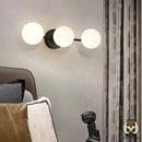 Lampe de chevet 3 branches boules