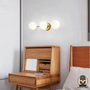 Lampe de chevet 3 branches boules