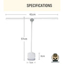 Lampe de chevet a clipser