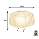 Lampe de chevet abat - jour papier