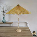 Lampe de chevet abat jour plissé