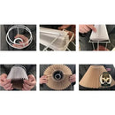 Lampe de chevet abat jour plissé