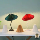 Lampe de chevet abat jour plissé