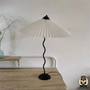 Lampe de chevet abat jour plissé