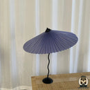 Lampe de chevet abat jour plissé