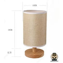 Lampe de chevet abat jour tissu