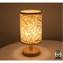 Lampe de chevet abat jour tissu