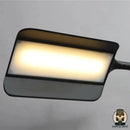 Lampe de chevet acier noir