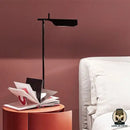 Lampe de chevet acier noir