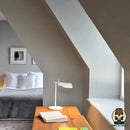 Lampe de chevet acier noir