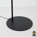 Lampe de chevet acier noir