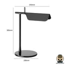 Lampe de chevet acier noir